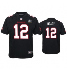 Youth Tom Brady Buccaneers Black Super Bowl Lv Game Fashion Jersey Youth Tom Brady Buccaneers Black Super Bowl Lv Game Fashion Jersey