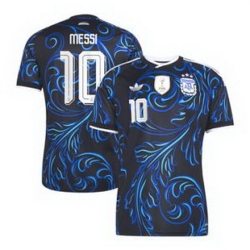 Youth 10Lionel Messi Argentina National Team adidas 2026 Away Replica Jersey Black 2