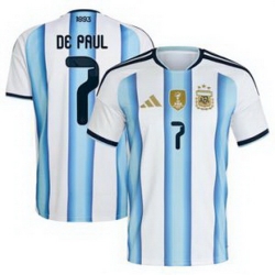 Men 7 Rodrigo De Paul Argentina National Team World Cup  1