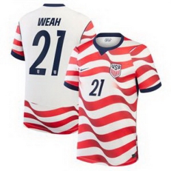 Youth 21Timothy Weah USMNT 2026 Stadium Replica Jersey   2