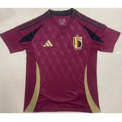 Belgium 2024 Soccer Jersey Red