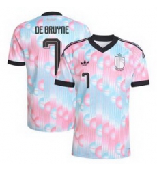 Men 7Kevin De Bruyne Belgium Jersey   2