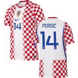 Men 14 Croatia Ivan Perisic Away Replica World Cup   1