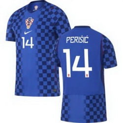 Men 14 Croatia Ivan Perisic Away Replica World Cup   2