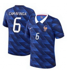 Men 6Eduardo Camavinga France Jersey 2 Men 6Eduardo Camavinga France Jersey 2