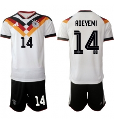 Germany 2026 FIFA World Cup Soccer Jersey White #14 ADEYEMI