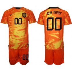 Men FIFA 2022 Netherlands Soccer Customized Jersey 065