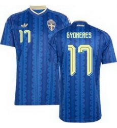 Men 17 Sweden Viktor Gyokeres World Cup Replica Jersey  2