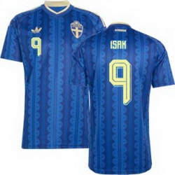 Men 9 Sweden Alexander Isak World Cup Replica Jersey  2