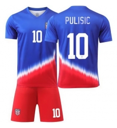 Youth American Team 10 Christian Pulisic 2024 25 Away Soccer Jersey Suit Youth American Team 10 Christian Pulisic 2024 25 Away Soccer Jersey Suit