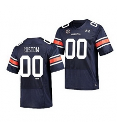 Auburn Tigers Custom Navy Replica Men'S Jersey 0