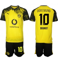 Men Borussia Dortmund 2026 Soccer Jerseys Yellow #10 BRANDT Men Borussia Dortmund 2026 Soccer Jerseys Yellow #10 BRANDT