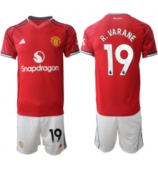 Men Manchester United 2026 Soccer Jerseys Red #19 R.VARANE Men Manchester United 2026 Soccer Jerseys Red #19 R.VARANE