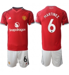 Men Manchester United 2026 Soccer Jerseys Red #6 MARTINEZ