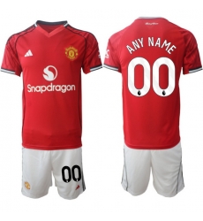 Men Manchester United 2026 Soccer Jerseys Red CUSTOM