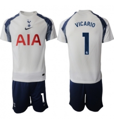 Men Tottenham Hotspur 2026 Soccer Jerseys White #1 VICARIO
