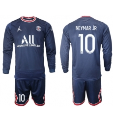 Men Paris Saint Germain Long Sleeve Soccer Jerseys 555