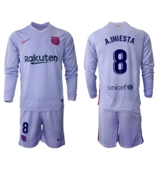 Men Barcelona Long Sleeve Soccer Jerseys 552 Men Barcelona Long Sleeve Soccer Jerseys 552
