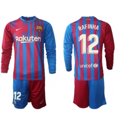 Men Barcelona Long Sleeve Soccer Jerseys 573 Men Barcelona Long Sleeve Soccer Jerseys 573