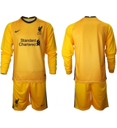 Men Liverpool Long Sleeve Soccer Jerseys 528