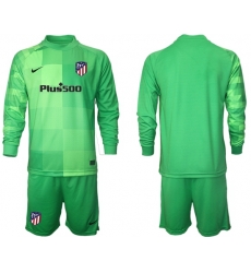 Men Atletico de Madrid Long Sleeve Soccer Jerseys 501 Men Atletico de Madrid Long Sleeve Soccer Jerseys 501