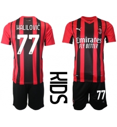 Kids AC Milan Soccer Jerseys 012 Kids AC Milan Soccer Jerseys 012