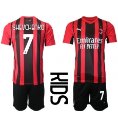 Kids AC Milan Soccer Jerseys 018 Kids AC Milan Soccer Jerseys 018
