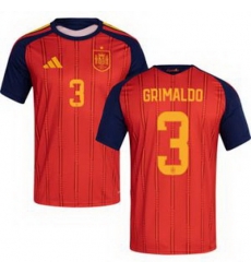 Women 3 Spain Alejandro Grimaldo World Cup 2026 Away Replica Jersey   1