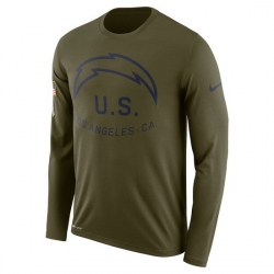Los Angeles Chargers Men Long T Shirt 011