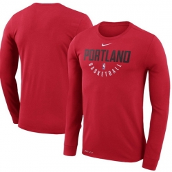 Portland Trail Blazers Men Long T Shirt 004