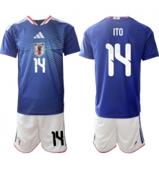 Japan 2026 FIFA World Cup Soccer Jersey Blue #14 ITO Japan 2026 FIFA World Cup Soccer Jersey Blue #14 ITO