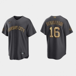 Men Andrew Benintendi Kansas City Royals 2022 Mlb All Star Game Charcoal  Jersey