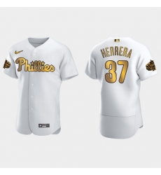 Men Philadelphia Phillies Odubel Herrera 2022 Mlb All Star Game White Gold Men Jersey