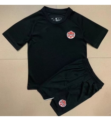 Men Canada 2022 FIFA Soccer Jersey Black Men Canada 2022 FIFA Soccer Jersey Black