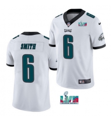 Men Women Youth Toddler Philadelphia Eagles 6 DeVonta Smith White Super Bowl LVII Patch Vapor Untouchable Limited Stitched Jersey Men Women Youth Toddler Philadelphia Eagles 6 DeVonta Smith White Super Bowl LVII Patch Vapor Untouchable Limited Stitched Jersey