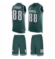 Men's Nike Philadelphia Eagles #88 Dallas Goedert Limited Midnight Green Tank Top Suit NFL Jersey Men's Nike Philadelphia Eagles #88 Dallas Goedert Limited Midnight Green Tank Top Suit NFL Jersey
