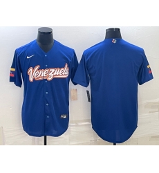 Men Venezuela Baseball Blank 2023 Royal World Baseball Classic Stitched Jersey Men Venezuela Baseball Blank 2023 Royal World Baseball Classic Stitched Jersey