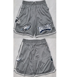 Men Philadelphia Eagles Grey Shorts 