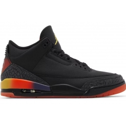 Air Jordan 3 black orange Men Shoes 24E525