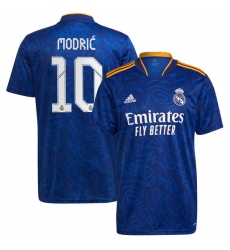 Real Madrid #10 Modric Blue Soccer Jersey Real Madrid #10 Modric Blue Soccer Jersey