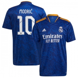 Real Madrid #10 Modric Blue Soccer Jersey