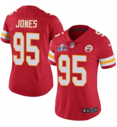 Nike Chiefs 95 Chris Jones Red Team Color Women Bound Stitched NFL Vapor Untouchable Limited 2024 Super Bowl LVIII Jersey Nike Chiefs 95 Chris Jones Red Team Color Women Bound Stitched NFL Vapor Untouchable Limited 2024 Super Bowl LVIII Jersey