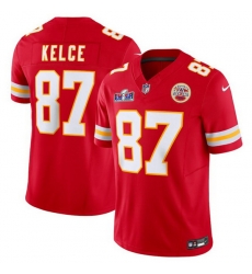 Youth Kansas City Chiefs 87 Travis Kelce Red 2023 F U S E Vapor Untouchable Limited Stitched 2024 Super Bowl LVIII Jersey Youth Kansas City Chiefs 87 Travis Kelce Red 2023 F U S E Vapor Untouchable Limited Stitched 2024 Super Bowl LVIII Jersey
