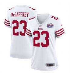 Women San Francisco 49ers 23 Christian McCaffrey White 2023 F U S E Vapor Untouchable Limited Stitched Football 2024 Super Bowl LVIII Jersey Women San Francisco 49ers 23 Christian McCaffrey White 2023 F U S E Vapor Untouchable Limited Stitched Football 2024 Super Bowl LVIII Jersey