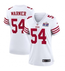 Women San Francisco 49ers 54 Fred Warner White 2023 F U S E Vapor Untouchable Limited Stitched Football 2024 Super Bowl LVIII Jersey Women San Francisco 49ers 54 Fred Warner White 2023 F U S E Vapor Untouchable Limited Stitched Football 2024 Super Bowl LVIII Jersey