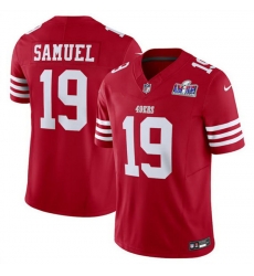 Youth San Francisco 49ers 19 Deebo Samuel Red 2023 F U S E Vapor Untouchable Limited Stitched Football 2024 Super Bowl LVIII Jersey Youth San Francisco 49ers 19 Deebo Samuel Red 2023 F U S E Vapor Untouchable Limited Stitched Football 2024 Super Bowl LVIII Jersey