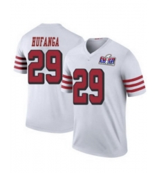 Youth San Francisco 49ers 29 Talanoa Hufanga White Throwback 2023 F U S E With John Madden Patch Vapor Limited Stitched Football 2024 Super Bowl LVIII Jer Youth San Francisco 49ers 29 Talanoa Hufanga White Throwback 2023 F U S E With John Madden Patch Vapor Limited Stitched Football 2024 Super Bowl LVIII Jer