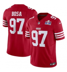 Youth San Francisco 49ers 97 Nick Bosa Red 2023 F U S E Vapor Untouchable Limited Stitched Football 2024 Super Bowl LVIII Jersey Youth San Francisco 49ers 97 Nick Bosa Red 2023 F U S E Vapor Untouchable Limited Stitched Football 2024 Super Bowl LVIII Jersey