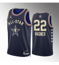 Men 2024 All Star 22 Franz Wagner Navy Stitched Basketball Jersey Men 2024 All Star 22 Franz Wagner Navy Stitched Basketball Jersey