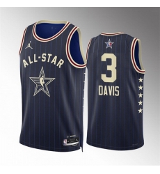 Men 2024 All Star 3 Anthony Davis Navy Stitched Basketball Jersey Men 2024 All Star 3 Anthony Davis Navy Stitched Basketball Jersey